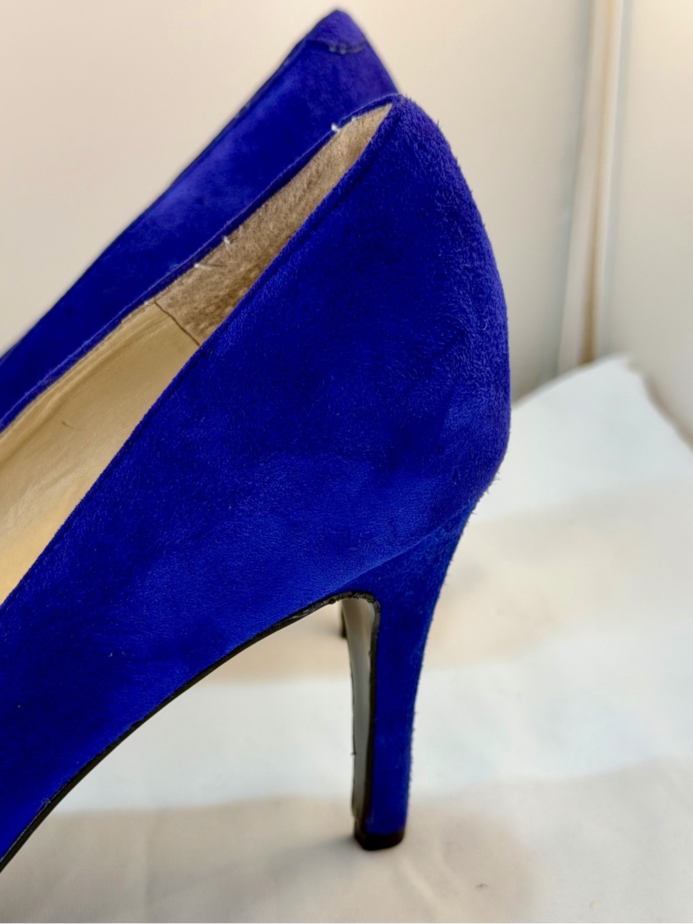 Nine West Royal Blue Suede Pumps - Picture 7 of 14